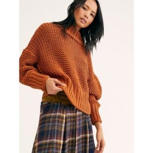 Free People chunky knit sweater XS
